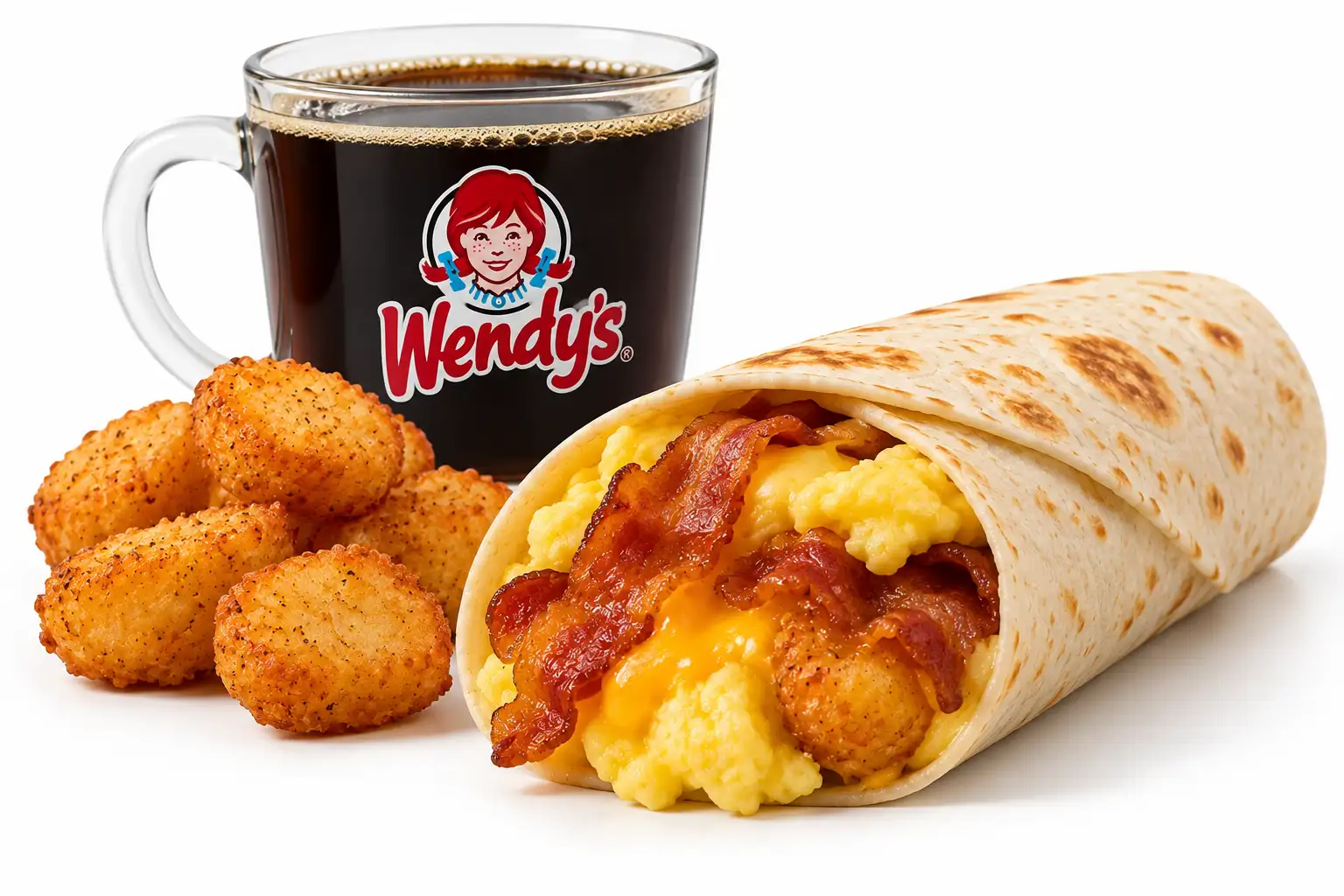 Bacon Breakfast Wrap Combo